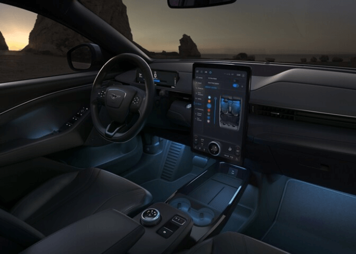 ford mustang mach e interior edwardsville il